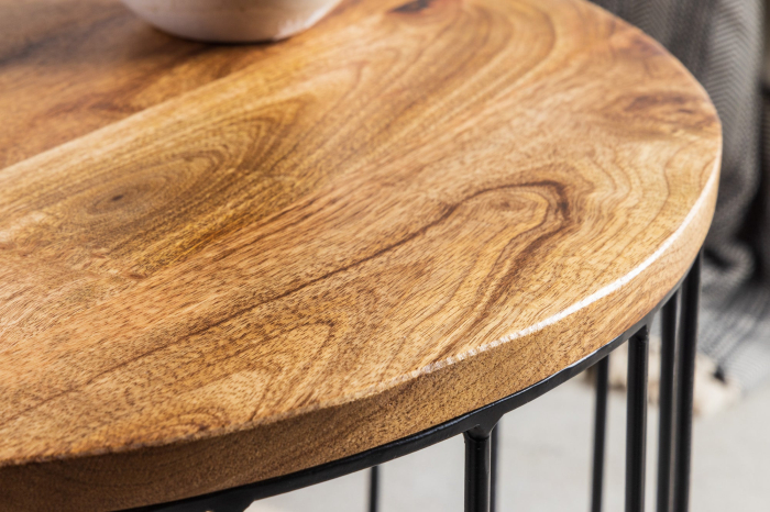 Masuta de cafea FACTORY LOFT din lemn de mango, 50 cm [5]