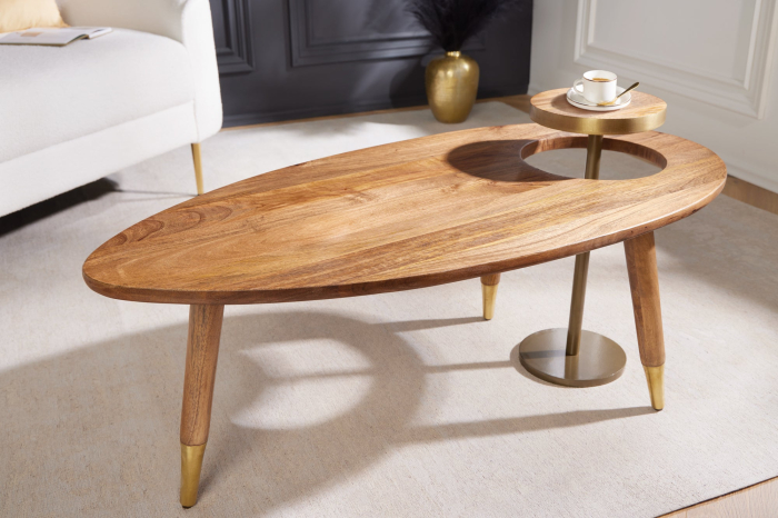 Masuta de cafea GATSBY din lemn de mango, 110 cm [2]