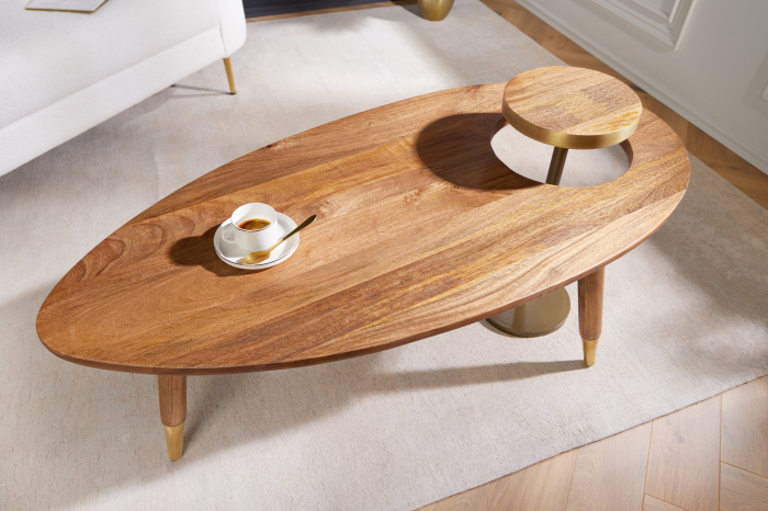 Masuta de cafea GATSBY din lemn de mango, 110 cm [3]