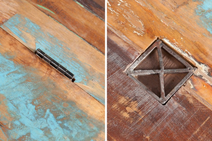 Masuta de cafea JAKARTA din lemn reciclat, 70 cm [6]