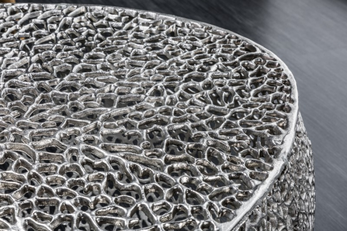 Masuta de cafea Leaf din aluminiu argintiu [4]