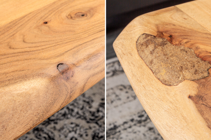 Masuta de cafea MAMMUT din lemn de salcam, 110 cm [7]