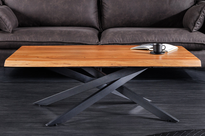 Masuta de cafea MAMMUT din lemn de salcam, 110 cm [3]