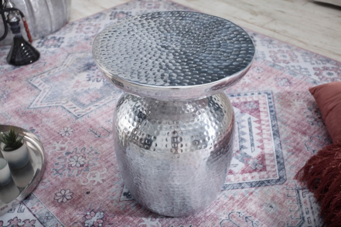 Măsuță de cafea Marrakesch din aliminiu argintiu [3]