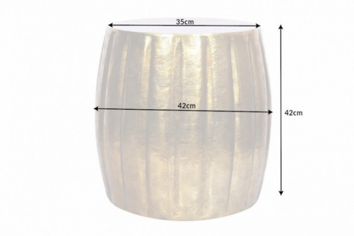 Măsuță de cafea Marrakesch din aluminiu auriu [5]