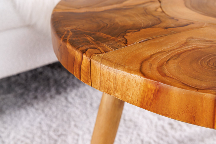 Masuta de cafea MOSAIK din lemn de tec natural, 60 cm [8]