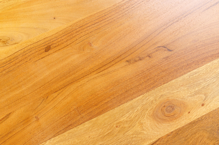 Măsuță de cafea ORGANIC LIVING 90 cm cu raft deschis de depozitare, din lemn de salcâm, finisaj maro miere [9]
