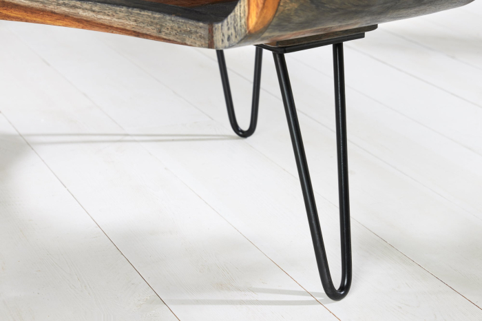 Masuta de cafea ORGANIC LIVING din lemn sheesam, 70 cm [6]