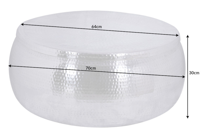 Masuta de cafea ORGANIC ORIENT, 70 cm [8]