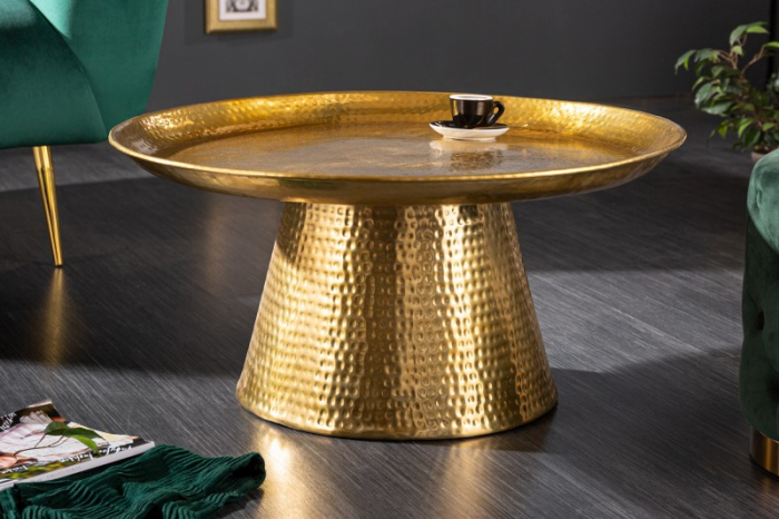 Masuta de cafea Orient din metal auriu [2]