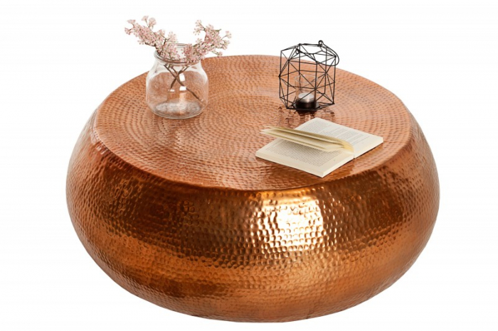 Masuta de cafea Orient din metal auriu [7]