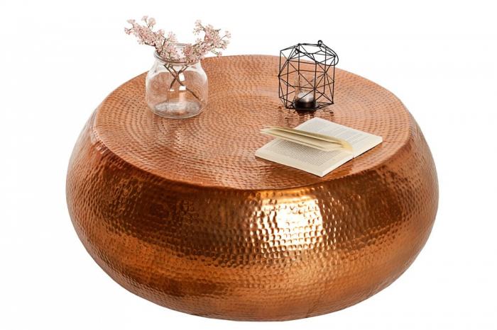Masuta de cafea Orient din metal auriu [1]