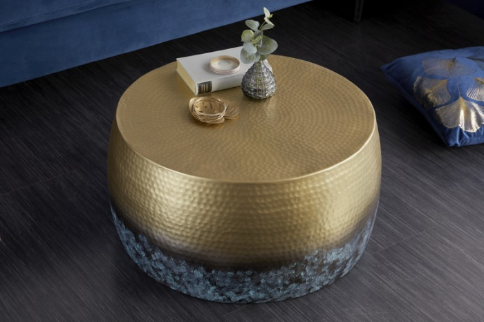 Masuta de cafea Orient din metal auriu [3]