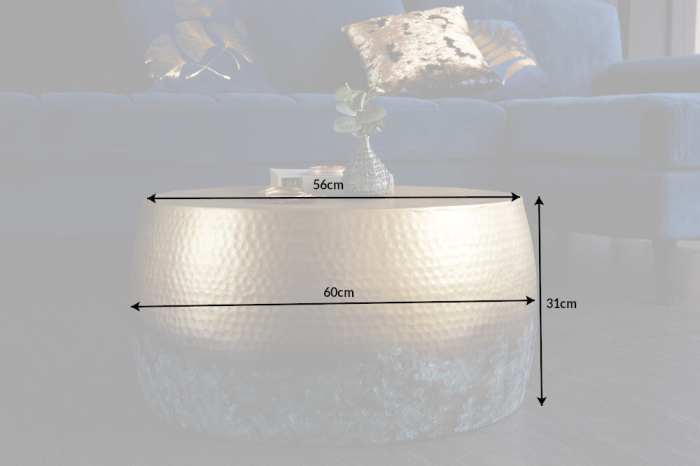 Masuta de cafea ORIENT III cu efect pictat, 60 cm [8]