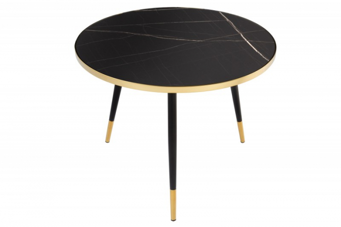 Masuta de cafea Paris cu blat din sticla securizata si picioare din metal [5]