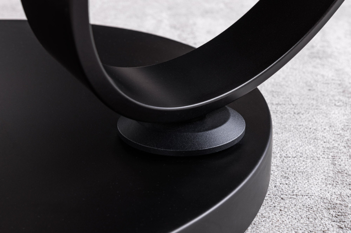 Masuta de cafea rotativa DANCING RINGS din blat ceramic, 80-135 cm [8]