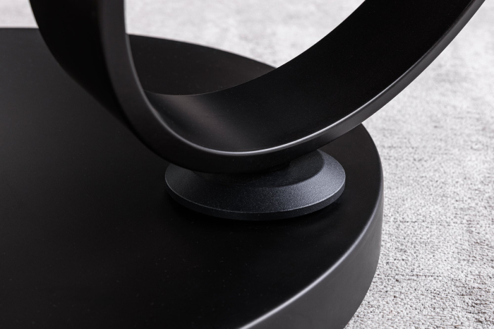 Masuta de cafea rotativa DANCING RINGS din blat ceramic, 80-135 cm [8]