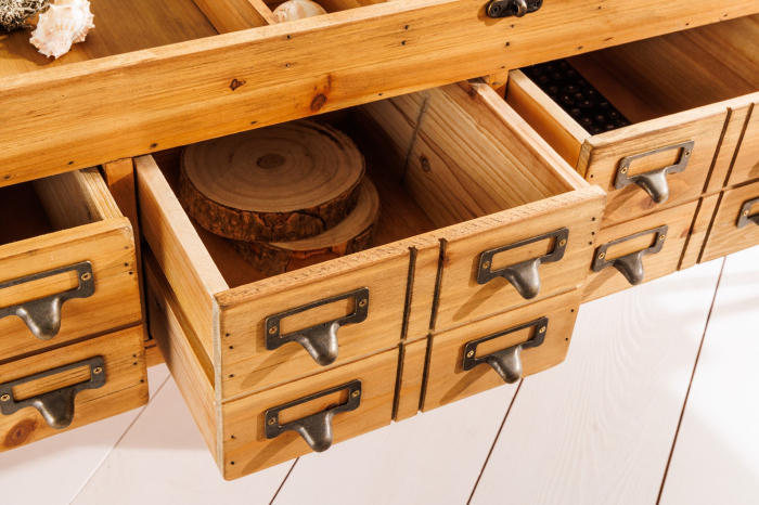 Masuta de cafea SEVEN SEAS din lemn de brad, 100 cm [6]