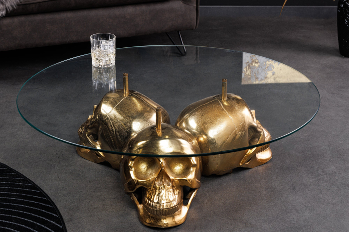 Masuta de cafea SKULL, 90 cm [4]