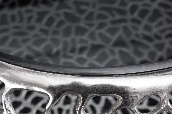 Masuta de cafea SPIN cu blat din sticla, 40 cm [6]