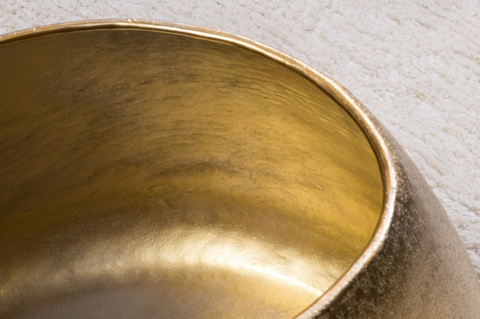 Masuta de cafea STONE cu aspect de lovitura de ciocan, 75 cm [4]