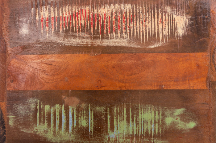 Masuta JAKARTA din lemn reciclat, 45 cm [8]