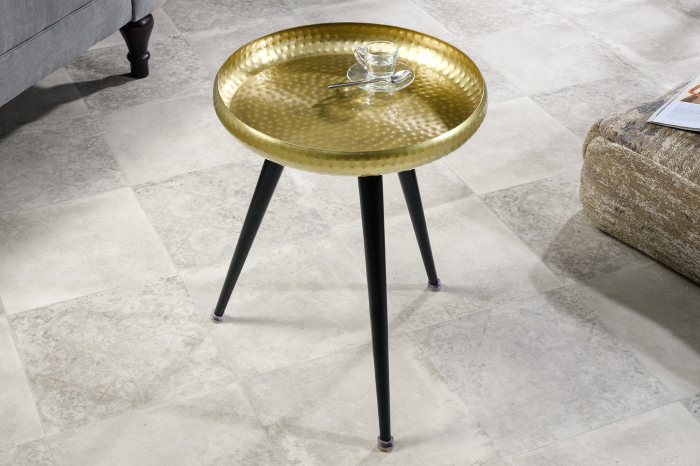 Masuta laterala ORIENT 45cm,design lovitura de ciocan,alama aurie [5]