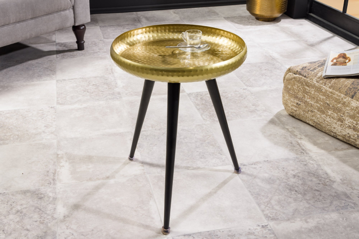 Masuta laterala ORIENT 45cm,design lovitura de ciocan,alama aurie [2]