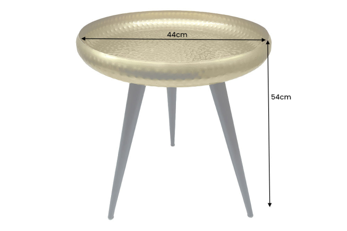 Masuta laterala ORIENT 55cm,design lovitura de ciocan,alama aurie  [11]