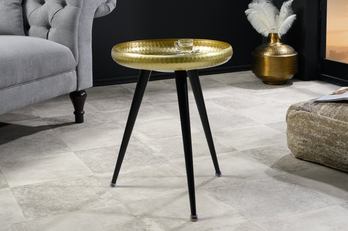 Masuta laterala ORIENT 55cm,design lovitura de ciocan,alama aurie  [5]