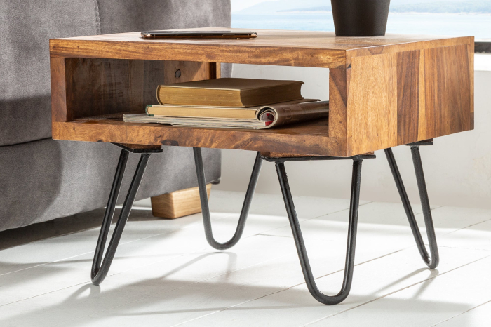 Masuta laterala SCORPION 45cm lemn sheesham [4]