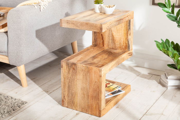 Masuta S din lemn de mango, 60 cm [2]