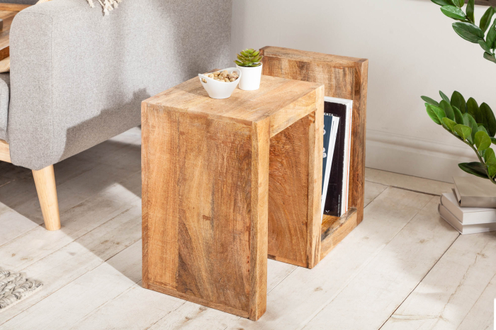 Masuta S din lemn de mango, 60 cm [4]