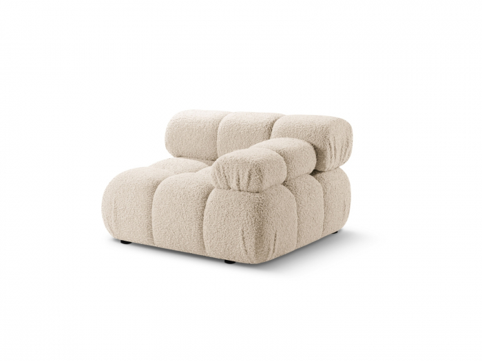 Modul Bellis cu tapiterie boucle, bej deschis [2]