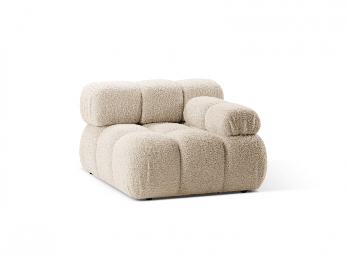 Modul Bellis cu tapiterie boucle, bej deschis [3]