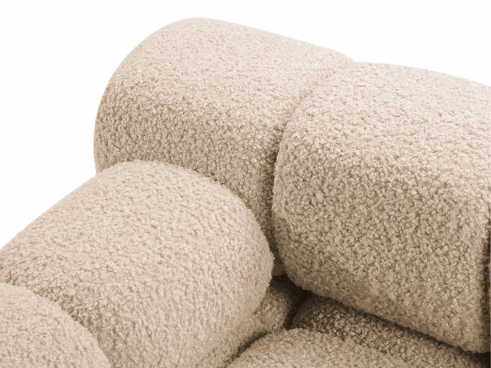 Modul Bellis cu tapiterie boucle, nisip [5]