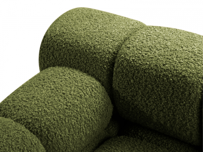 Modul Bellis cu tapiterie boucle, verde [5]