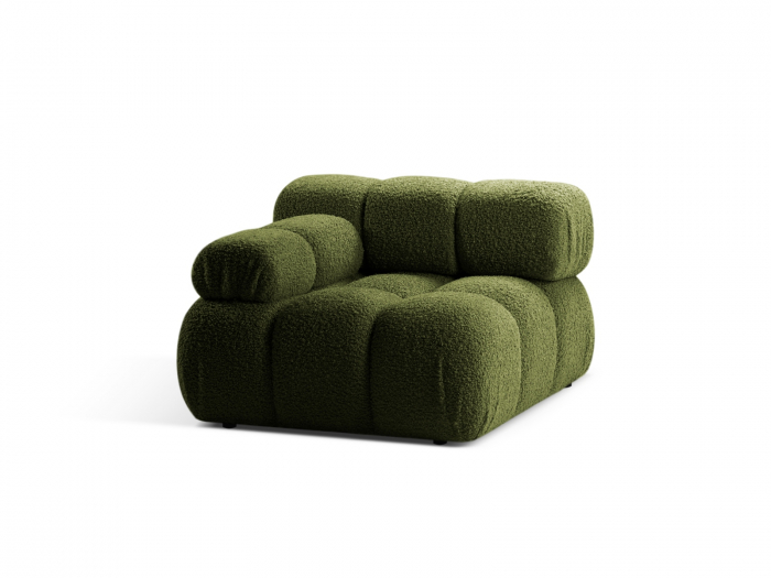 Modul Bellis cu tapiterie boucle, verde [3]