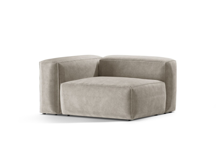 Modul Bergamo cu tapițerie din catifea reiată [2]