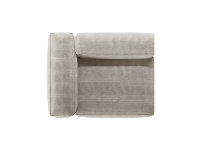 Modul Bergamo cu tapițerie din catifea reiată [4]