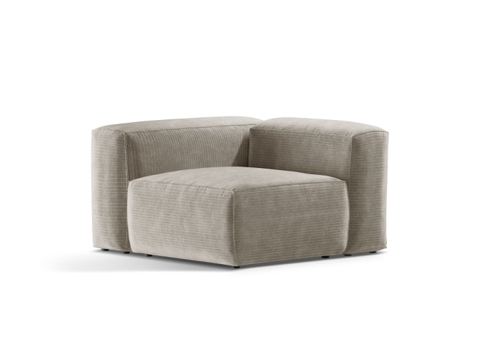 Modul Bergamo cu tapițerie din catifea reiată [2]