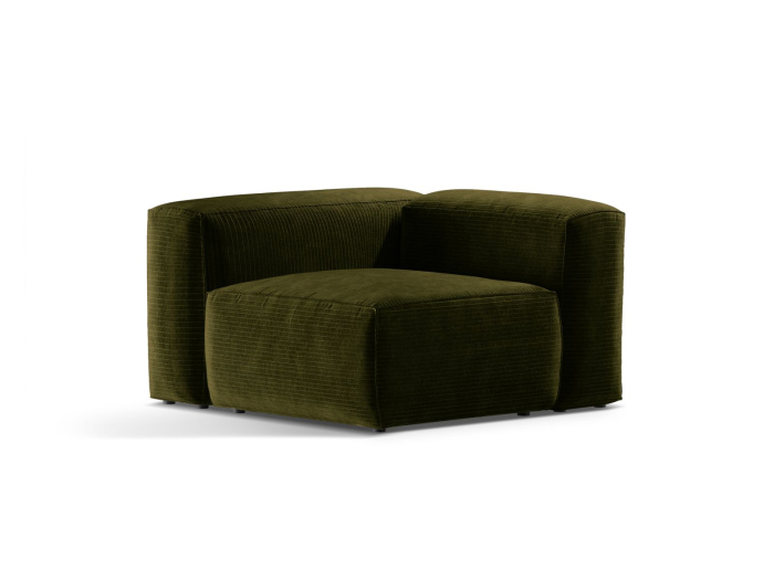 Modul Bergamo cu tapițerie din catifea reiată [2]