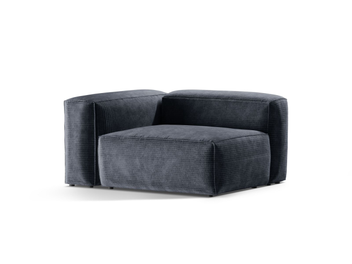 Modul Bergamo cu tapițerie din catifea reiată [2]