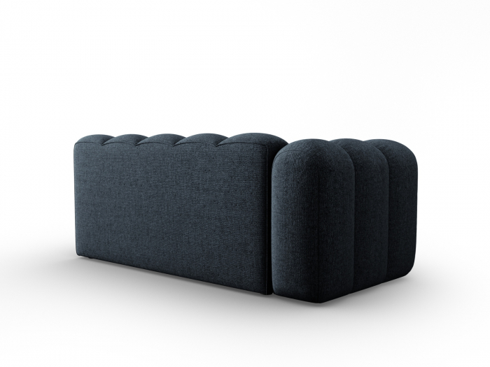 Modul Lupine cu 3 locuri, colt pe partea stanga si tapiterie din tesatura structurala, albastru royal [3]