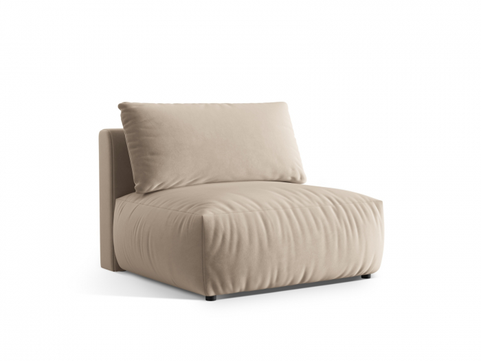 Modul pentru canapea Chris cu tapiterie din catifea [2]