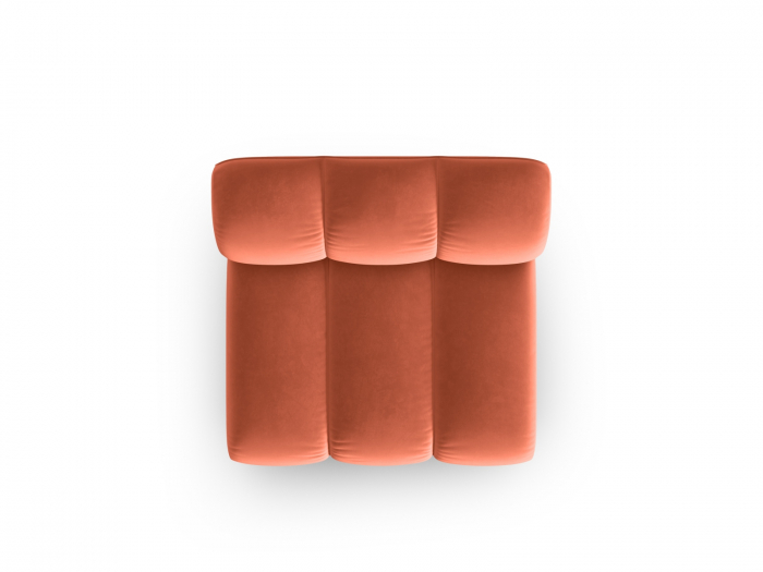 Modul pentru canapea Lupine cu tapiterie din catifea, corai [4]