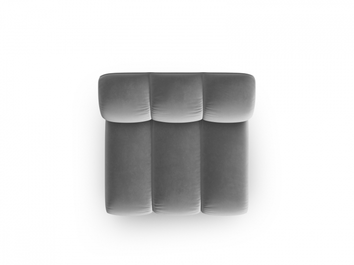 Modul pentru canapea Lupine cu tapiterie din catifea, gri [4]
