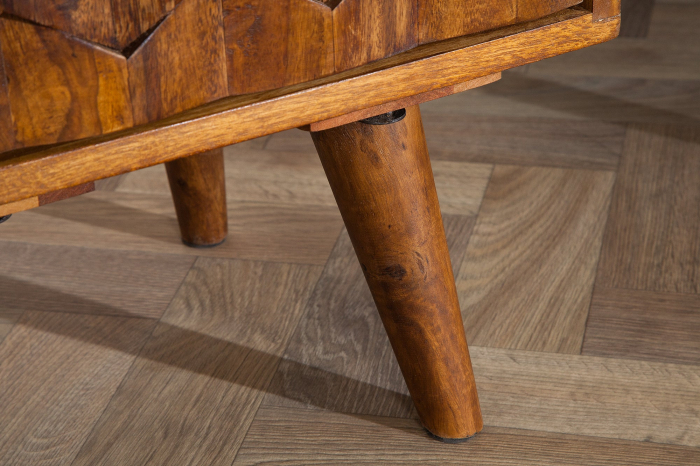 Noptieră MYSTIC LIVING 56cm lemn de sheesham natural [9]