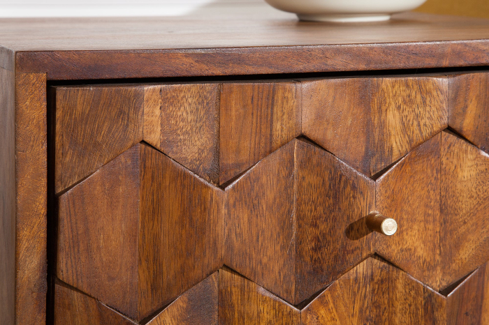 Noptieră MYSTIC LIVING 56cm lemn de sheesham natural [6]