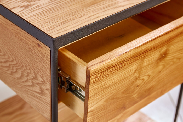 Noptieră SCORPION 40cm stejar sălbatic natural [9]